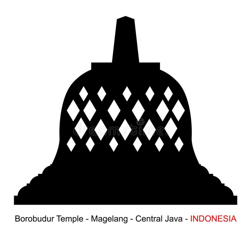 Detail Gambar Candi Borobudur Hitam Putih Nomer 21