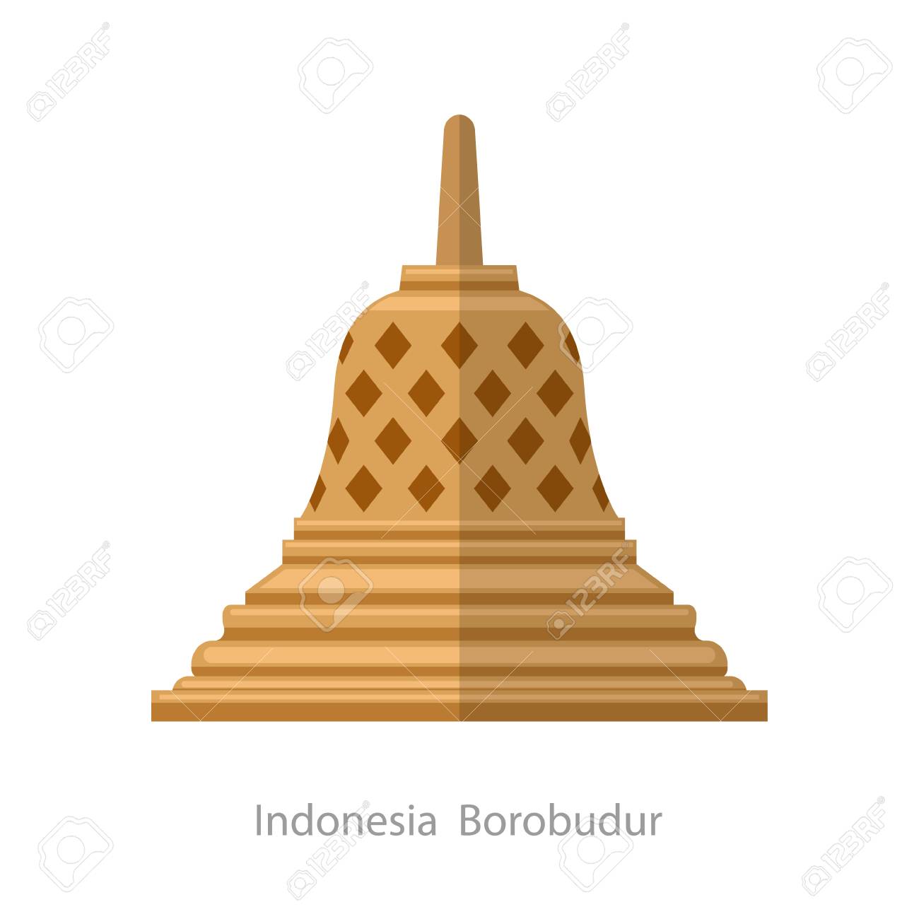 Detail Gambar Candi Borobudur Kartun Nomer 17