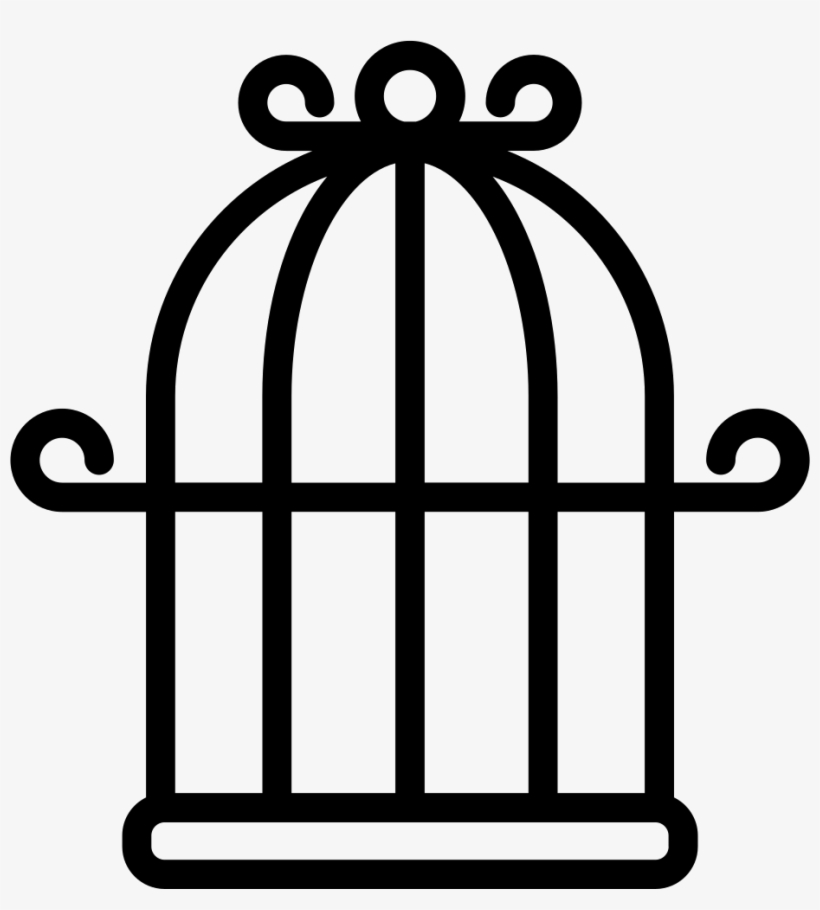 Detail Bird Cage Clipart Nomer 9