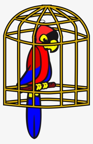 Detail Bird Cage Clipart Nomer 12