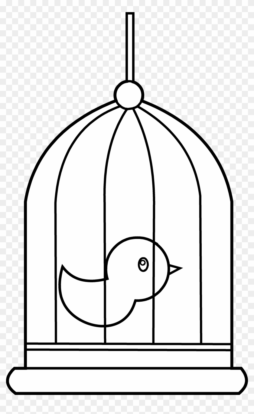 Detail Bird Cage Clipart Nomer 13