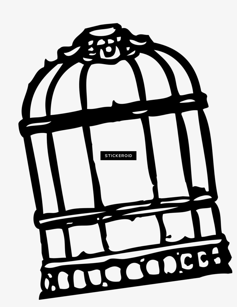 Detail Bird Cage Clipart Nomer 14