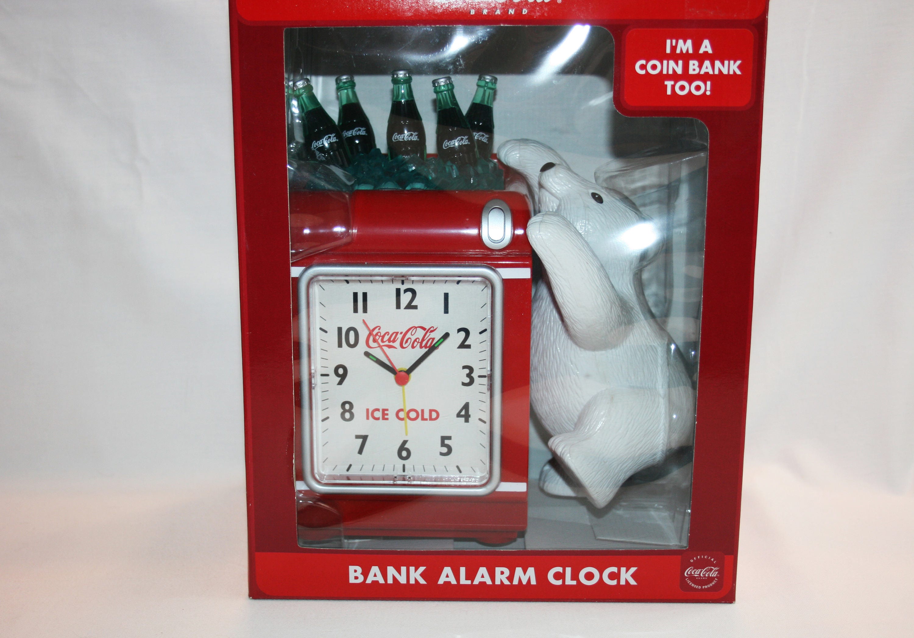 Detail Coca Cola Clock With Polar Bear Nomer 11