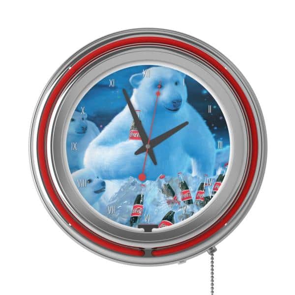 Detail Coca Cola Clock With Polar Bear Nomer 14
