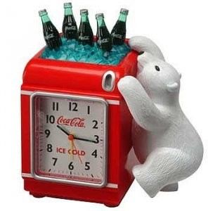 Detail Coca Cola Clock With Polar Bear Nomer 17