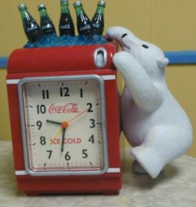 Detail Coca Cola Clock With Polar Bear Nomer 21