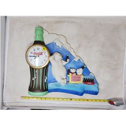 Detail Coca Cola Clock With Polar Bear Nomer 30