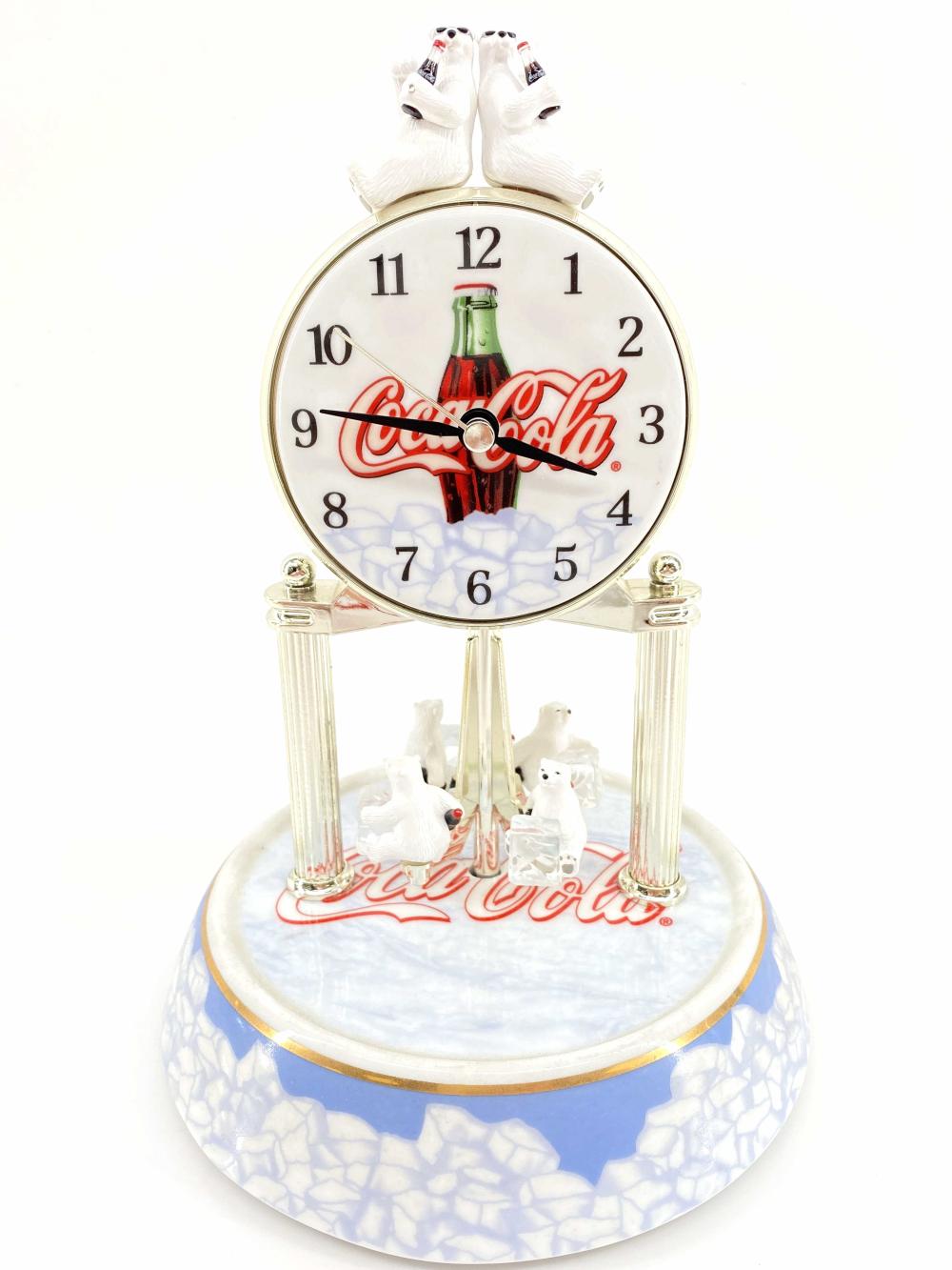 Detail Coca Cola Clock With Polar Bear Nomer 32