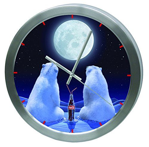 Detail Coca Cola Clock With Polar Bear Nomer 35