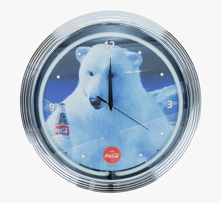Detail Coca Cola Clock With Polar Bear Nomer 39
