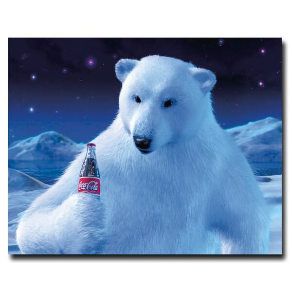 Detail Coca Cola Clock With Polar Bear Nomer 50
