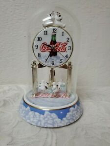 Detail Coca Cola Clock With Polar Bear Nomer 9