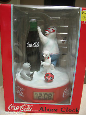 Detail Coca Cola Clock With Polar Bear Nomer 10