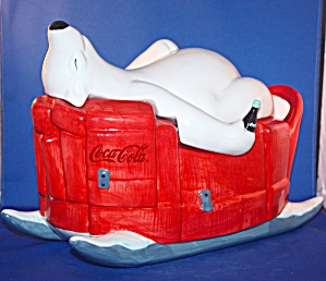 Detail Coca Cola Cookie Jar Polar Bear Nomer 15