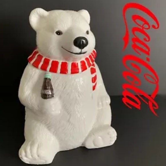 Detail Coca Cola Cookie Jar Polar Bear Nomer 18