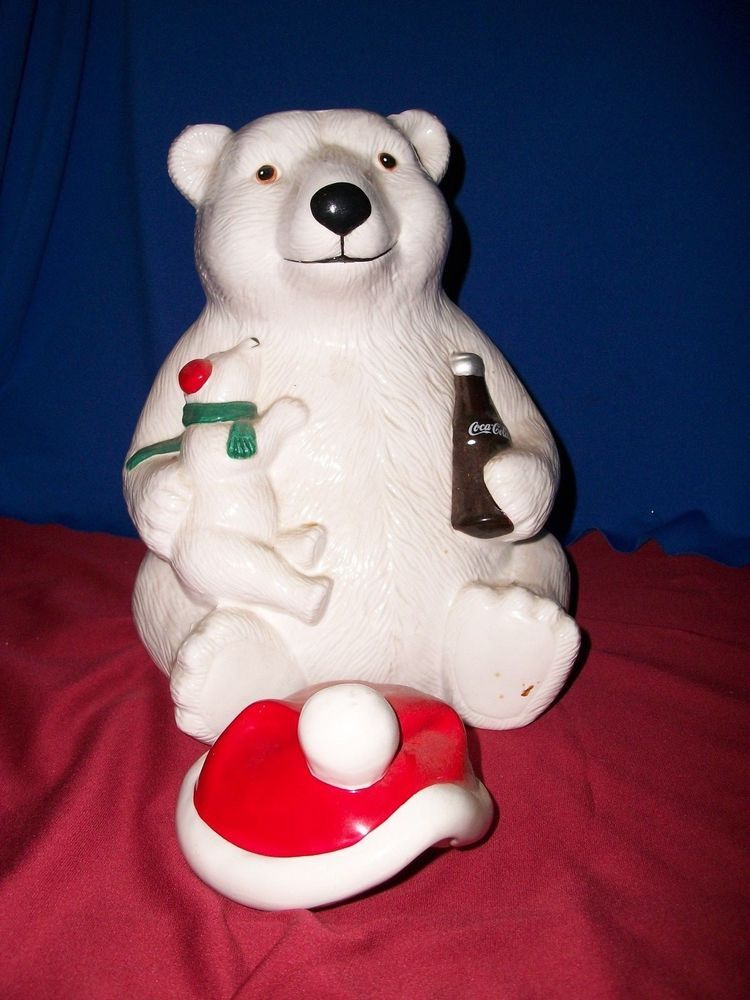 Detail Coca Cola Cookie Jar Polar Bear Nomer 45