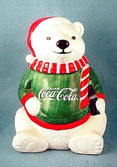 Detail Coca Cola Cookie Jar Polar Bear Nomer 53