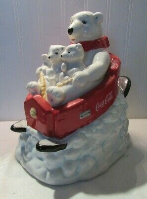 Detail Coca Cola Cookie Jar Polar Bear Nomer 54