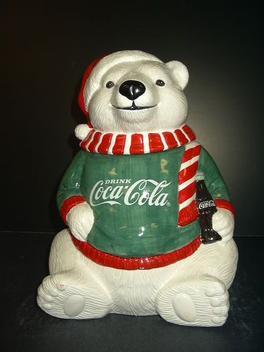 Detail Coca Cola Cookie Jar Polar Bear Nomer 55