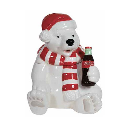 Detail Coca Cola Cookie Jar Polar Bear Nomer 7