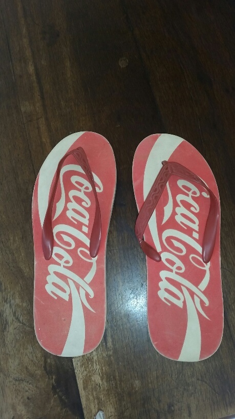 Detail Coca Cola Flip Flops Nomer 40