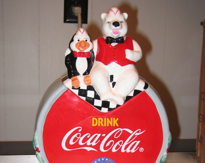 Detail Coca Cola Penguin Cookie Jar Nomer 42