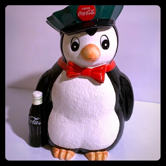 Detail Coca Cola Penguin Cookie Jar Nomer 8