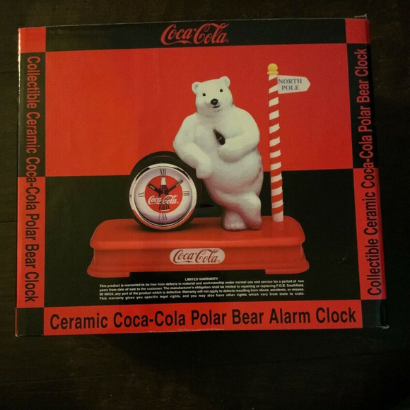 Detail Coca Cola Polar Bear Alarm Clock Nomer 54