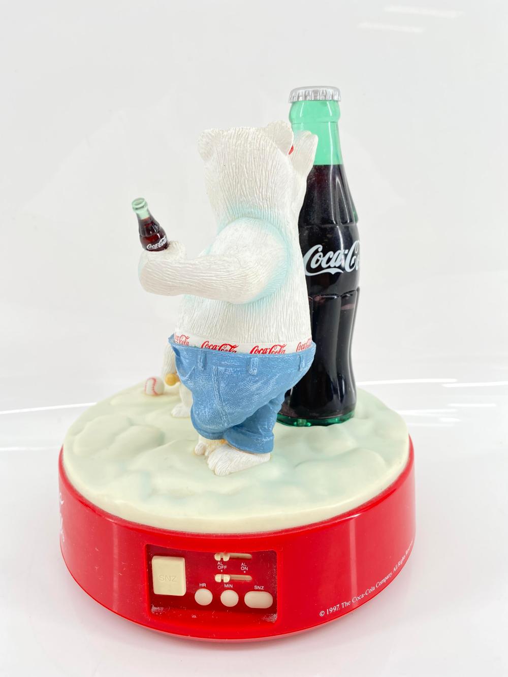 Detail Coca Cola Polar Bear Alarm Clock Nomer 8