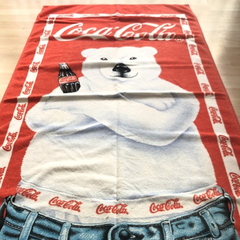 Detail Coca Cola Polar Bear Blanket Nomer 19