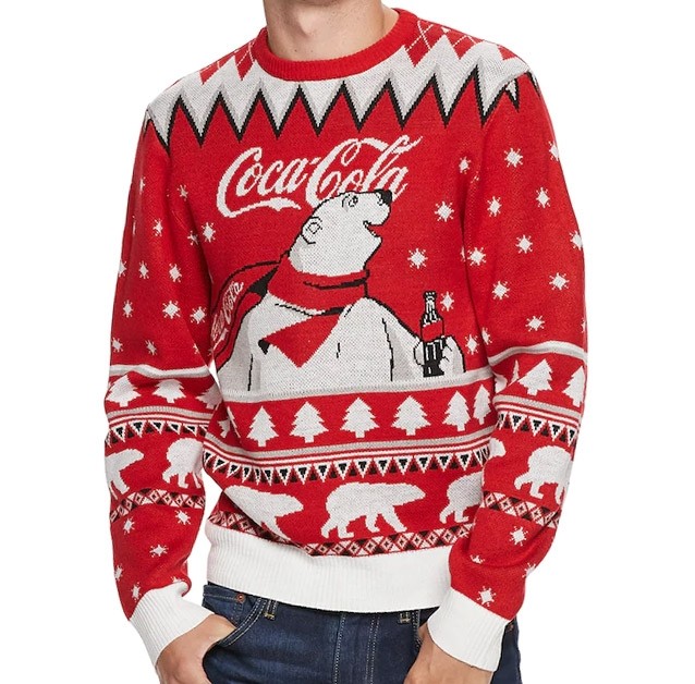 Detail Coca Cola Polar Bear Christmas Sweater Nomer 4