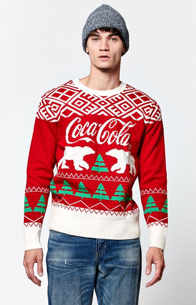 Detail Coca Cola Polar Bear Christmas Sweater Nomer 10