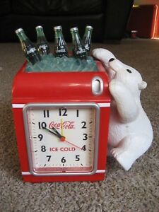 Detail Coca Cola Polar Bear Clock Nomer 10