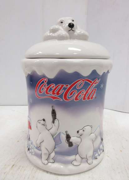 Detail Coca Cola Polar Bear Cookie Jar Nomer 26