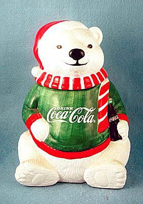 Detail Coca Cola Polar Bear Cookie Jar Nomer 40