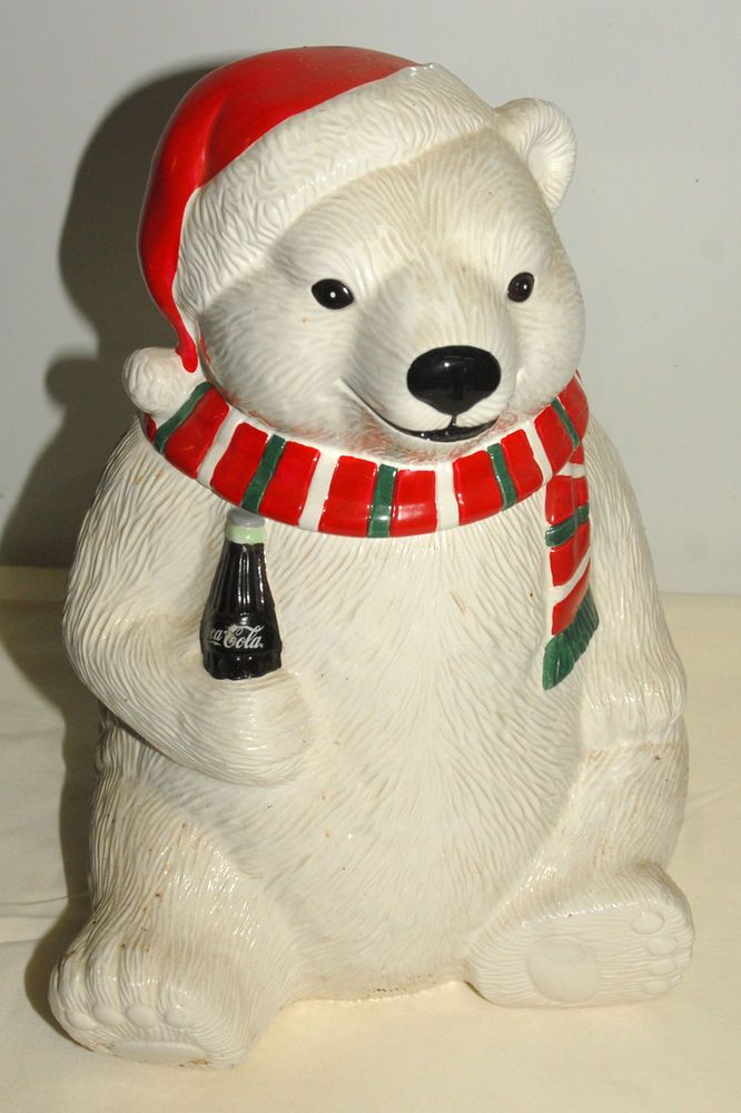 Detail Coca Cola Polar Bear Cookie Jar Nomer 47