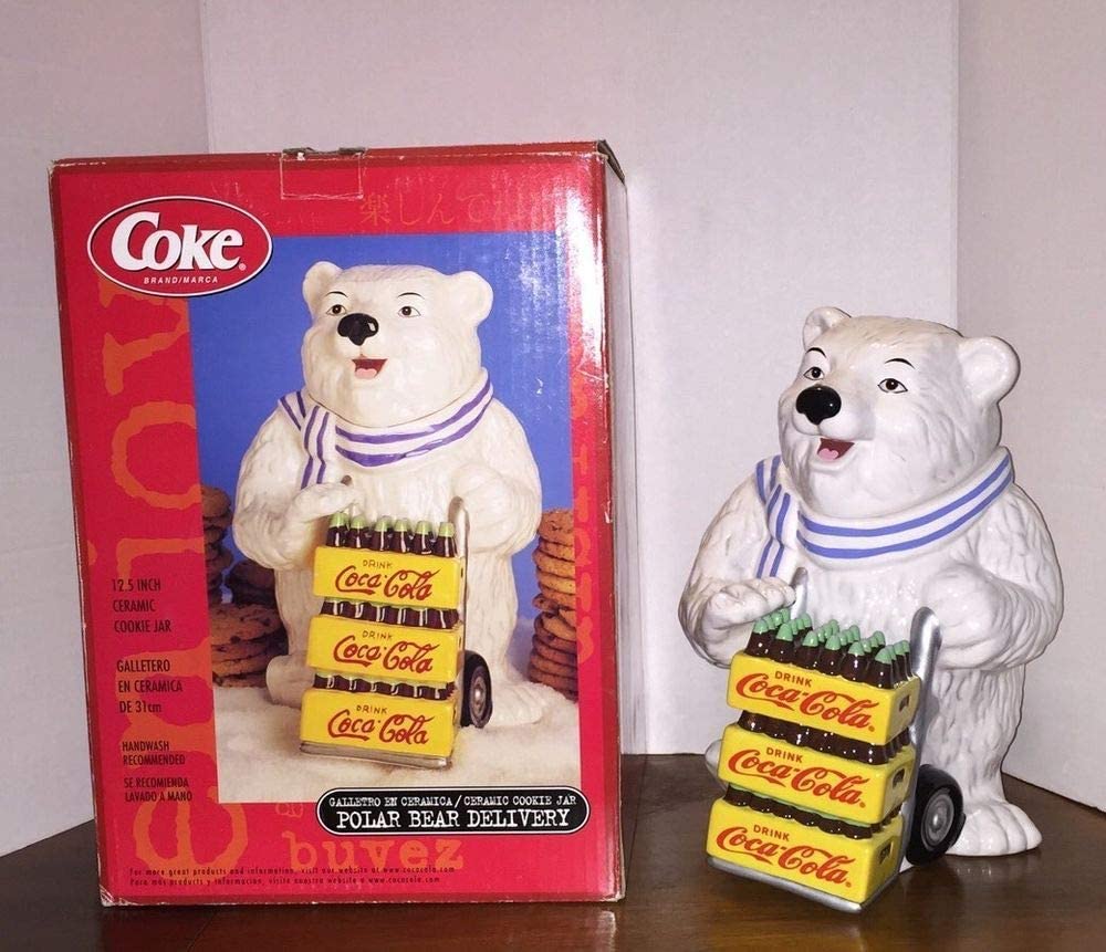 Detail Coca Cola Polar Bear Cookie Jar Nomer 55