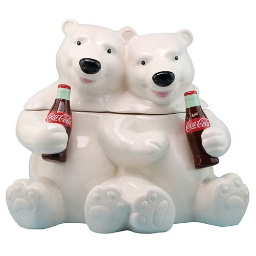 Detail Coca Cola Polar Bear Cookie Jar Nomer 10
