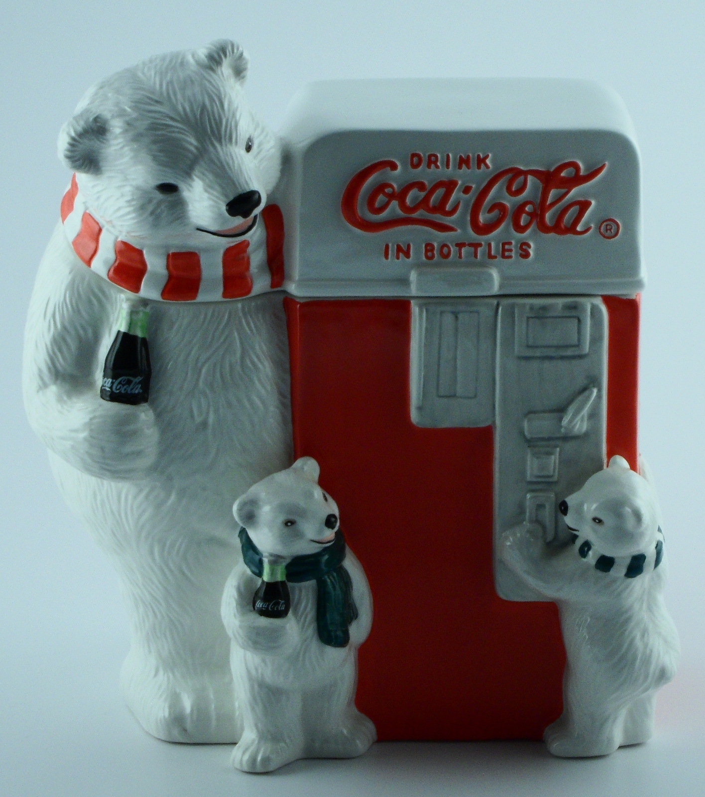 Detail Coca Cola Polar Bear Cookie Jars Nomer 20