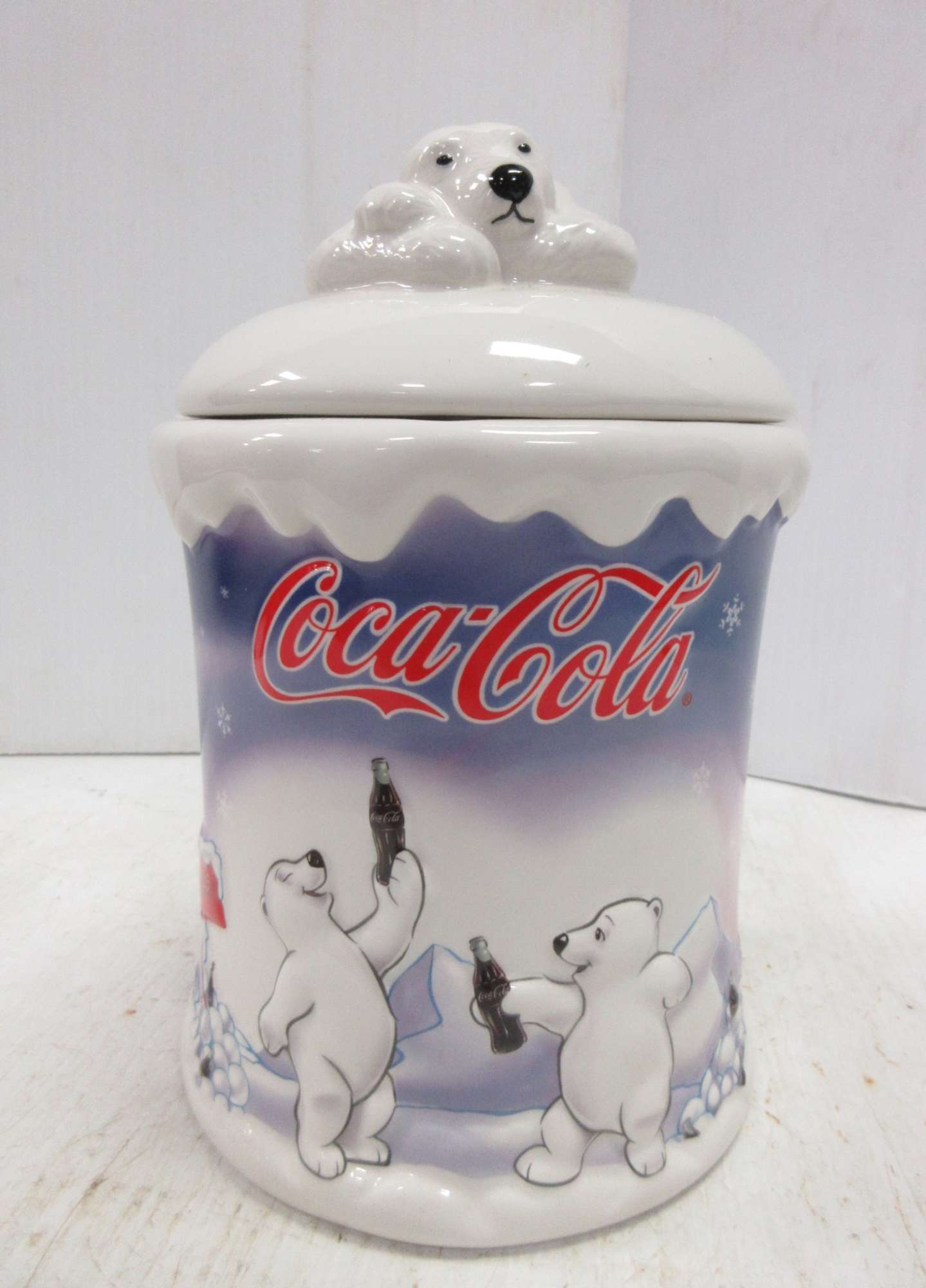 Detail Coca Cola Polar Bear Cookie Jars Nomer 25
