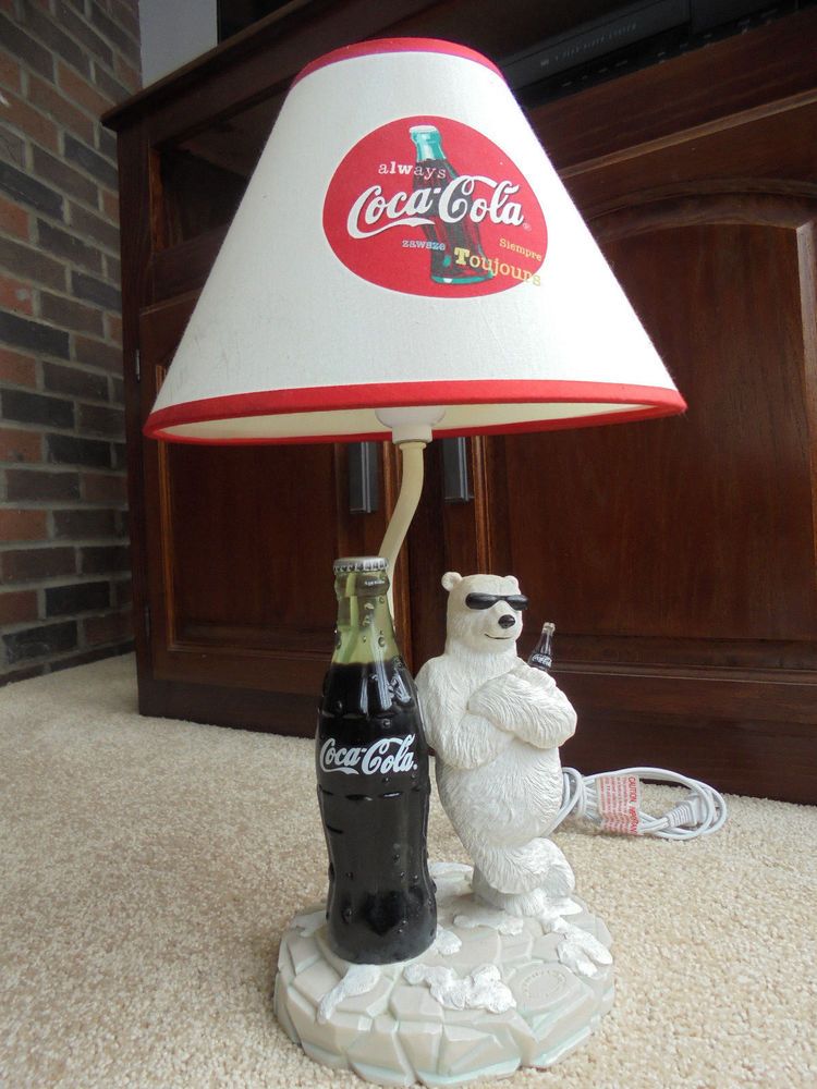 Coca Cola Polar Bear Lamp - KibrisPDR