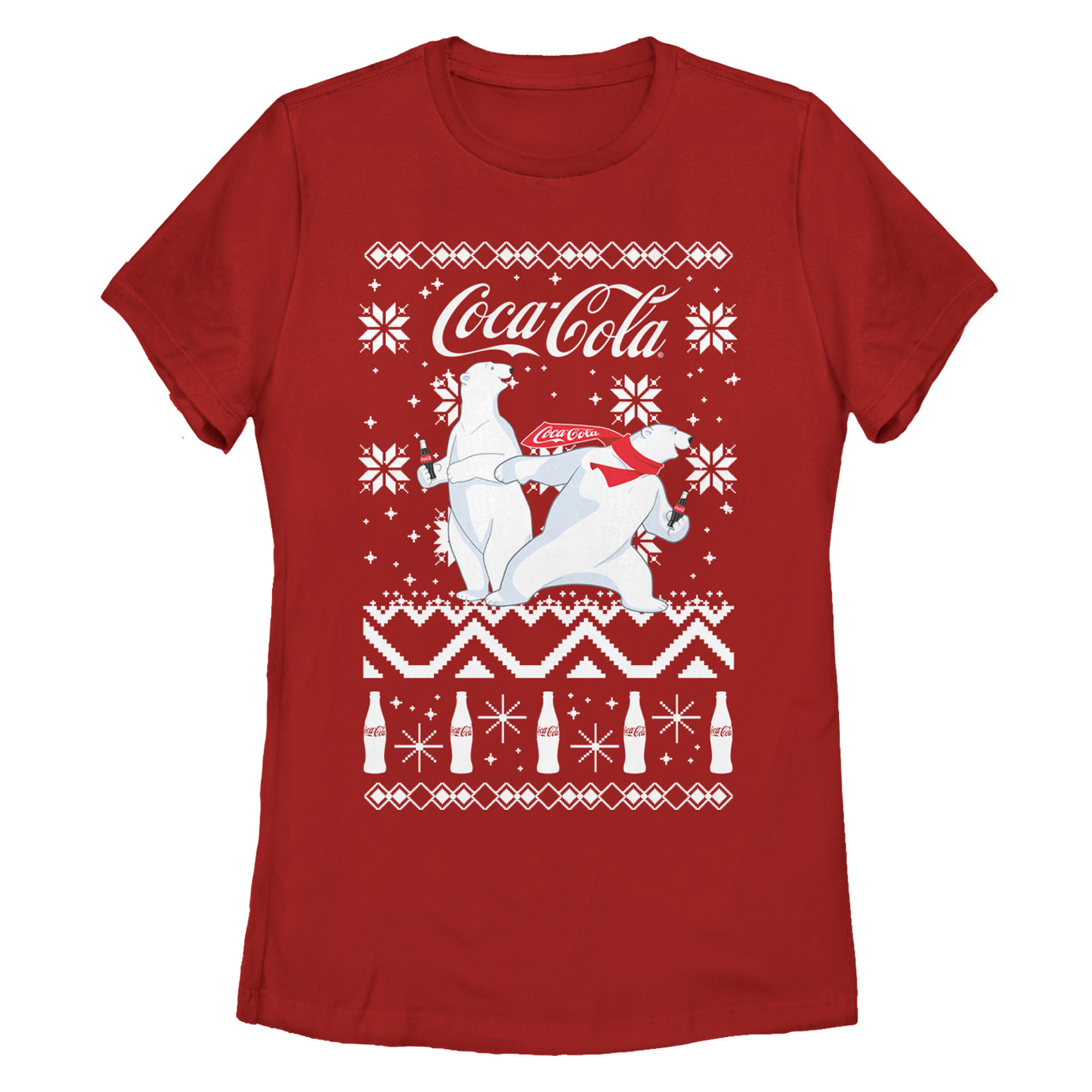 Detail Coca Cola Polar Bear Shirt Nomer 14