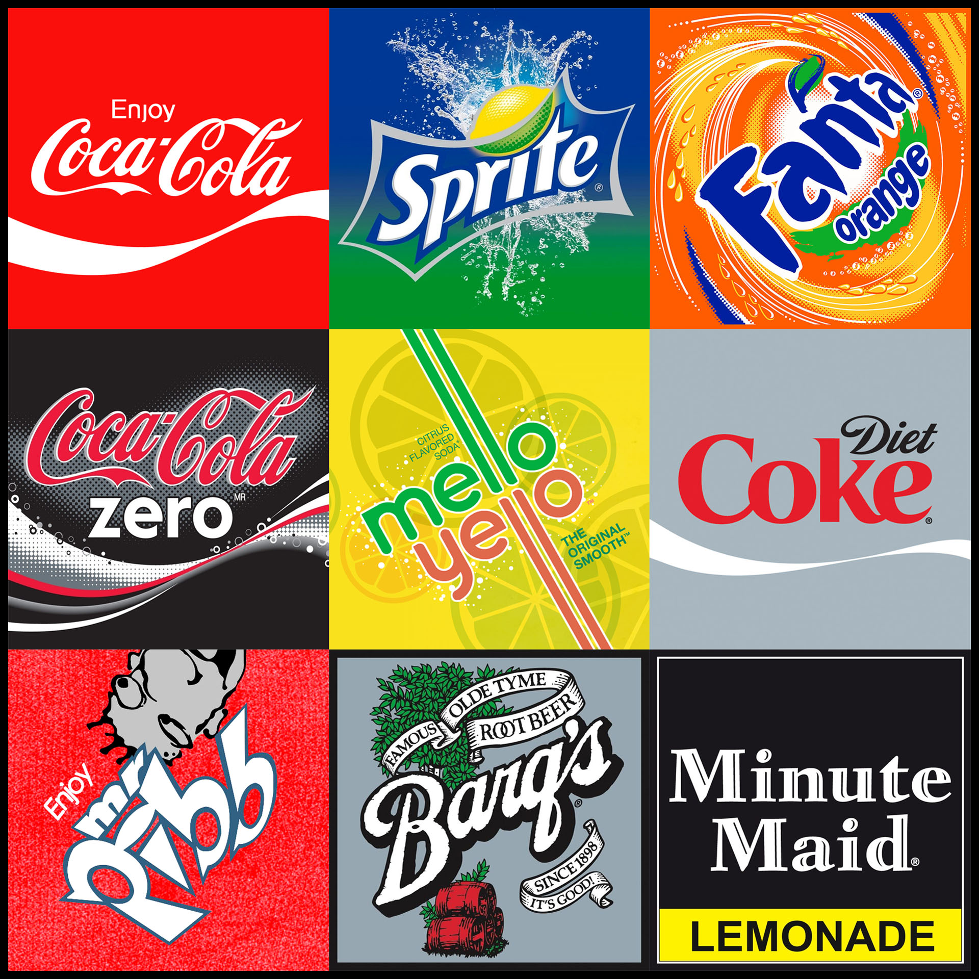 Coca Cola Products Logos - KibrisPDR