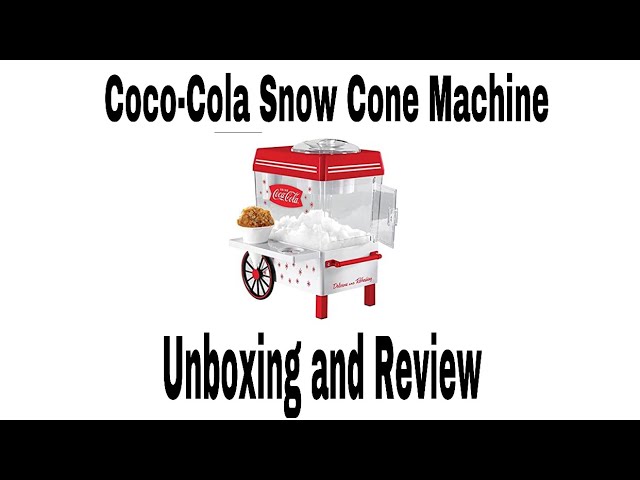 Detail Coca Cola Snow Cone Machine Nomer 39