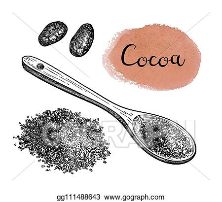 Detail Cocoa Powder Clipart Nomer 52