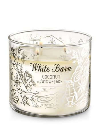 Coconut Snowflake Candle - KibrisPDR