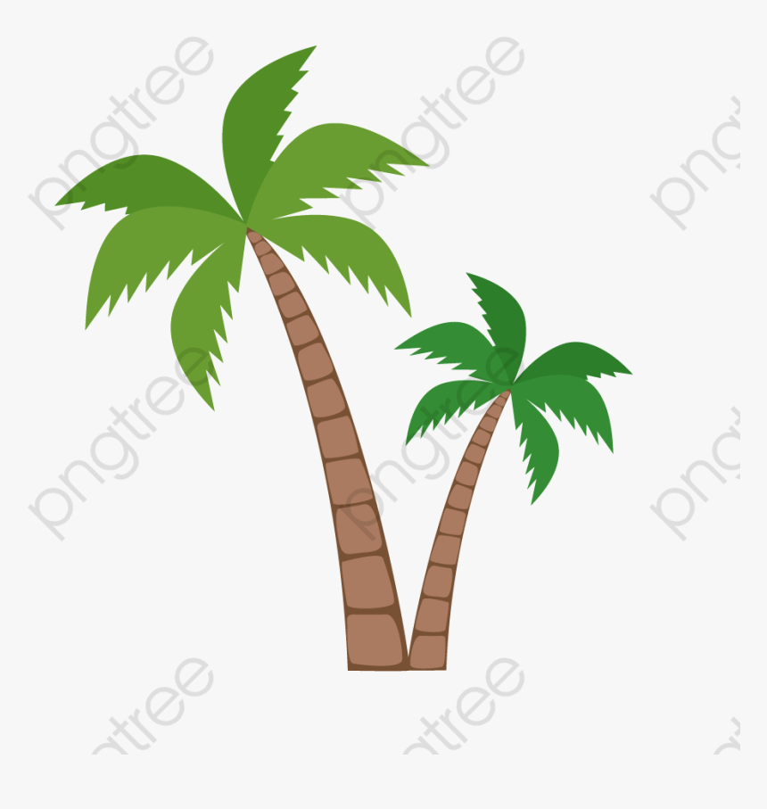 Detail Coconut Tree Vector Free Download Nomer 16