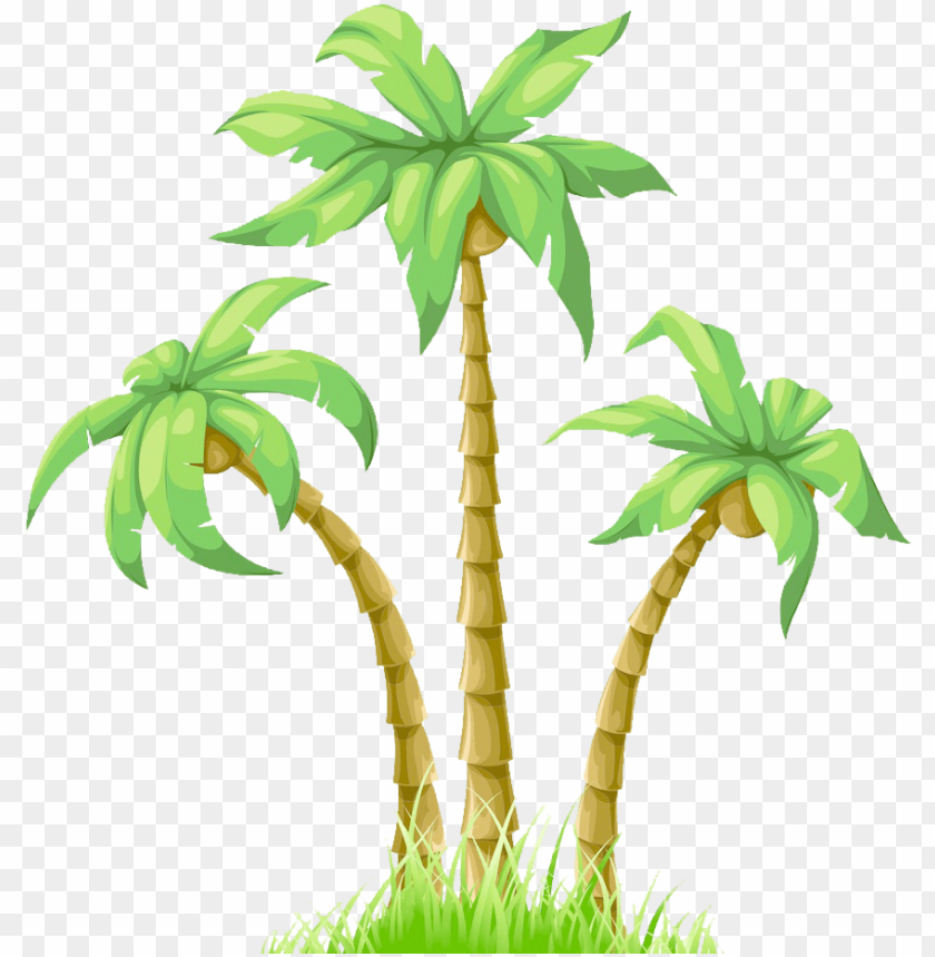 Detail Coconut Tree Vector Free Download Nomer 29