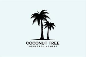 Detail Coconut Tree Vector Free Download Nomer 31