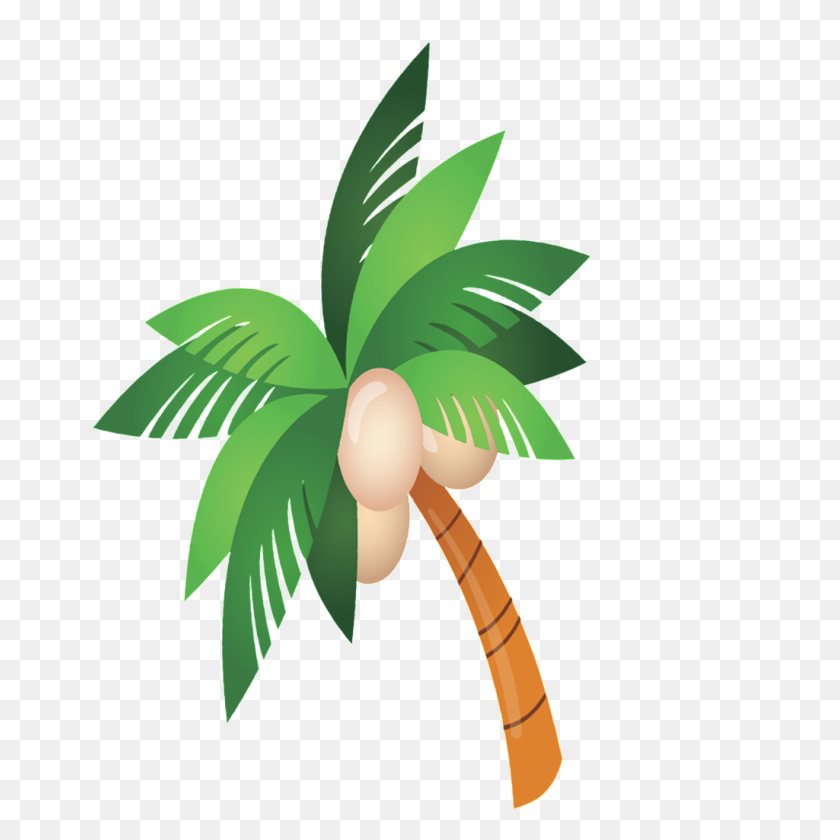 Detail Coconut Tree Vector Free Download Nomer 41